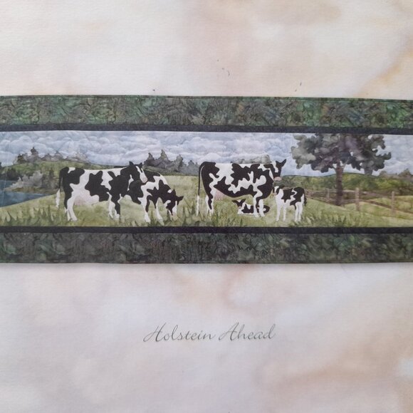 Vintage Holstein Cow Quilt Block Sewing Pattern McKenna Ryan Storybook Farm - Picture 7 of 9